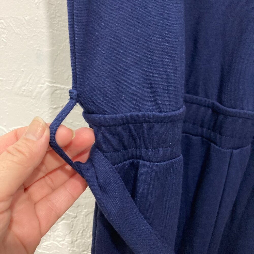 Caralynmirand Jumpsuit Jumper Sleeveless Navy Elastic waist Minimalist XXL - Picture 11 of 13